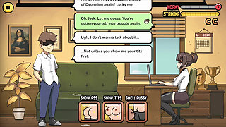 Hentai Game - Problematic Student - Detention Lvl 1