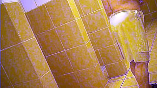 Bears Caught Naked in the Pool Shower