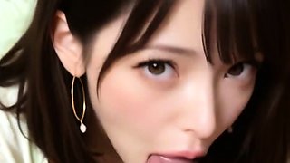 Brunette bar cum facial, schoolgirl blowjobs by fireplace