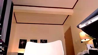 Amateur Blonde Chick Strips To Thong