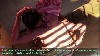 Awam Real Fuck - Sam Fucks Sophia Hard in the Kitchen - Almost Caught by Dylan - Remade with Animations and Enhanced Sound