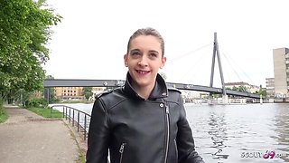 Anal For Petite 18yr Young Cheating Girl At Street Casting - Small Tits