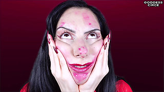 Silly Faces - Natural Face with Heavy Make-up 5 - All Red