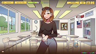 Public anime adventure with huge-chested teens and milfs