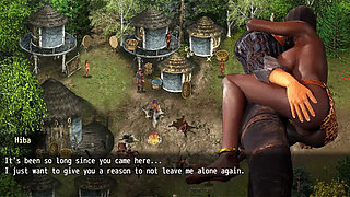 A Struggle with Sin - Gameplay - Roleplay - Threesome with Two Perfect Body MILF in Village Hut