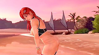 Dead Or Alive Xtreme Venus Vacation Honoka Cross The Line Tc Outfit Nude Mod Fanservice