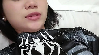 HORNY BLACK SPIDER WANTS MY WEB - PORN PARODY
