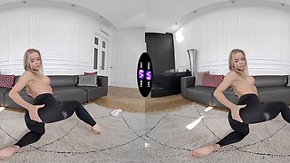 Hot solo action with Calibri, the cute teen who loves to play