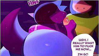 Deltarune - Big Ass Susie Fucks Kris In His Own House - Car Toon
