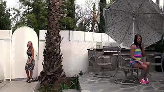 Mature Couple caught petite Teen Babysitter