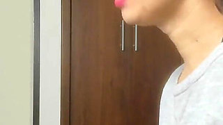 Curvy Latina Masturbates When She Gets Home From Work to Relieve Stress