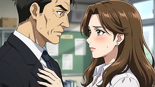 Principal seduce teacher and fuck her in the office Hentai