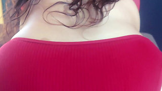 I Can't Fuck My Stepbrother, but I Can Make Him Cum on My Red Panties