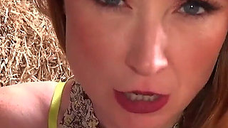 AuntJudysXXX - Horny MILF Housewife Lily Sucks Your Cock in the Barn
