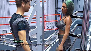 Stranded in Space - Military Girl with Big Tits and Fat Ass Dreams of My Cock