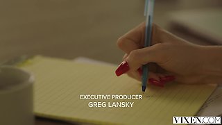 Fat ass Tori Black swallows cum after I fuck her from behind