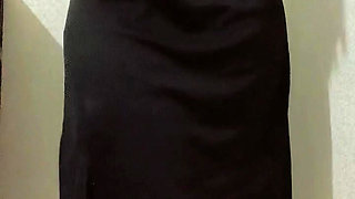 Algerian porn star with her magic ass masturbates at home