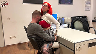 Fucked the New Apprentice During the Job Interview!