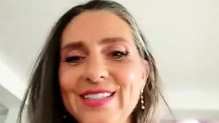 Big boobs milf masturbates with her dildo