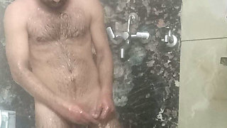 Indian desi man enjoy shower and masterbation show with neighbour police officer uncle pakistani daddy teacher army officer e gr