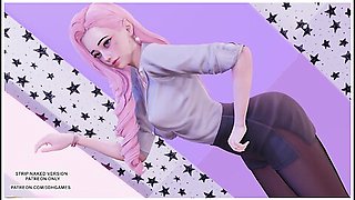 [mmd] Aoa - Exuse Me Seraphine Sexy Kpop Dance 4k League Of Legends Kda Korean Dance