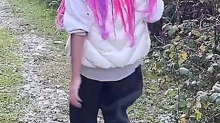 I Met Pervert Submissive Girl Outdoor and Punished Her Pussy