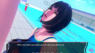 Murmur 12: Helen's Pussy Grind on Adam's Dick by Pool