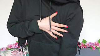 86. BBC Dildo Fucking Sexy Body Under Hoodie Mia Niqab