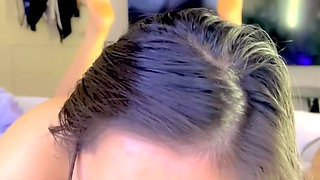 Asian Student Gets Creampie Reverse Cowgirl and Sloppy Blowjob