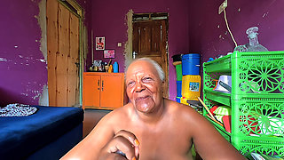 Big Beautiful Busty Granny Wanted to Taste My Cum