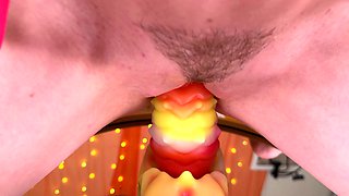 Sexy redhead live toys masturbation on webcam