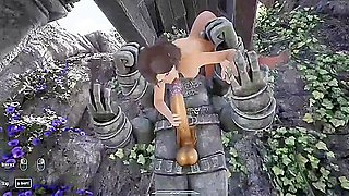 Tomb Rider Parody Porn Game Play - Lara Craft