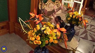 Grandma Having Her Pussy Licked By A Young Housekeeper With Emmanuelle Worley And Eva Antonyia