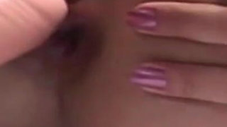 Masked girl anal penetrated domination