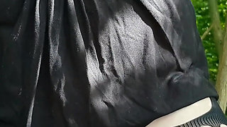 Exclusive fuck of a milf sex machine in a park near the airport