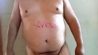 Saline ball latino scrotum