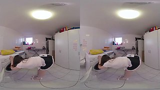 Mo may housemaid: Blowjob, Doggy  Cowgirl VR Porn