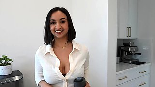 Fucked the BIG TITTY secretary the whole office fantasizes