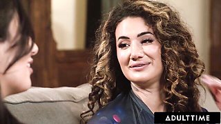 Face fuck clip with romantic Arabelle Raphael from Adult Time