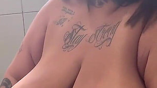 BBW Bathroom Relaxation Smoking POV & Casual Private Vibes