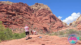 Behind the Scenes Photo Shoot - Ashley at Red Rock Canyon