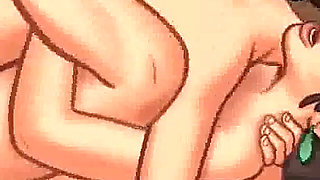 Summertime saga: cuckold husband watching his wife impregnation by other guy ep 199,200