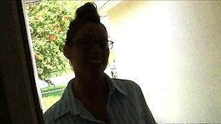 While her hubby is away on business, Mrs. Stacie Starr