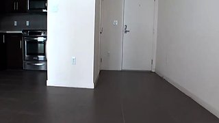 Skinny Blonde Teen Fucked With Her Panties On