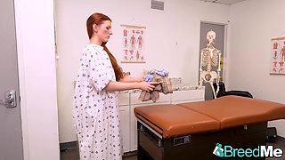 BreedMe-Redhead Celestina Blooms Gets Filled With a Nice Warm Creampie