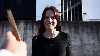GERMAN SCOUT - Small Redhead Teen Peach Delina Pick Up