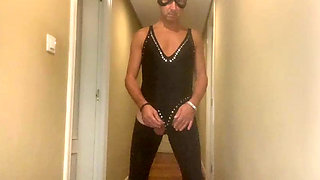 Parade around the house in my wife's new swimsuit