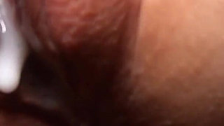 Stepmom with Big Milky Boobs Squirts Me All Over - Close up Creampie