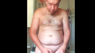 All nude in bathroom