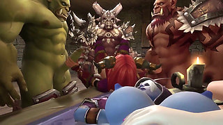 Orc orgy : Warcraft parody